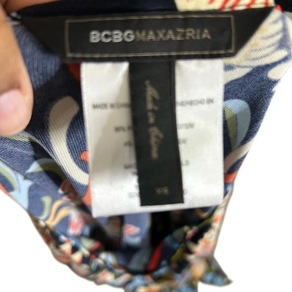 BCBGMAXAZRIA Floral Print Dress | Size XS‎ | Work to Cocktail - Picture 5 of 5